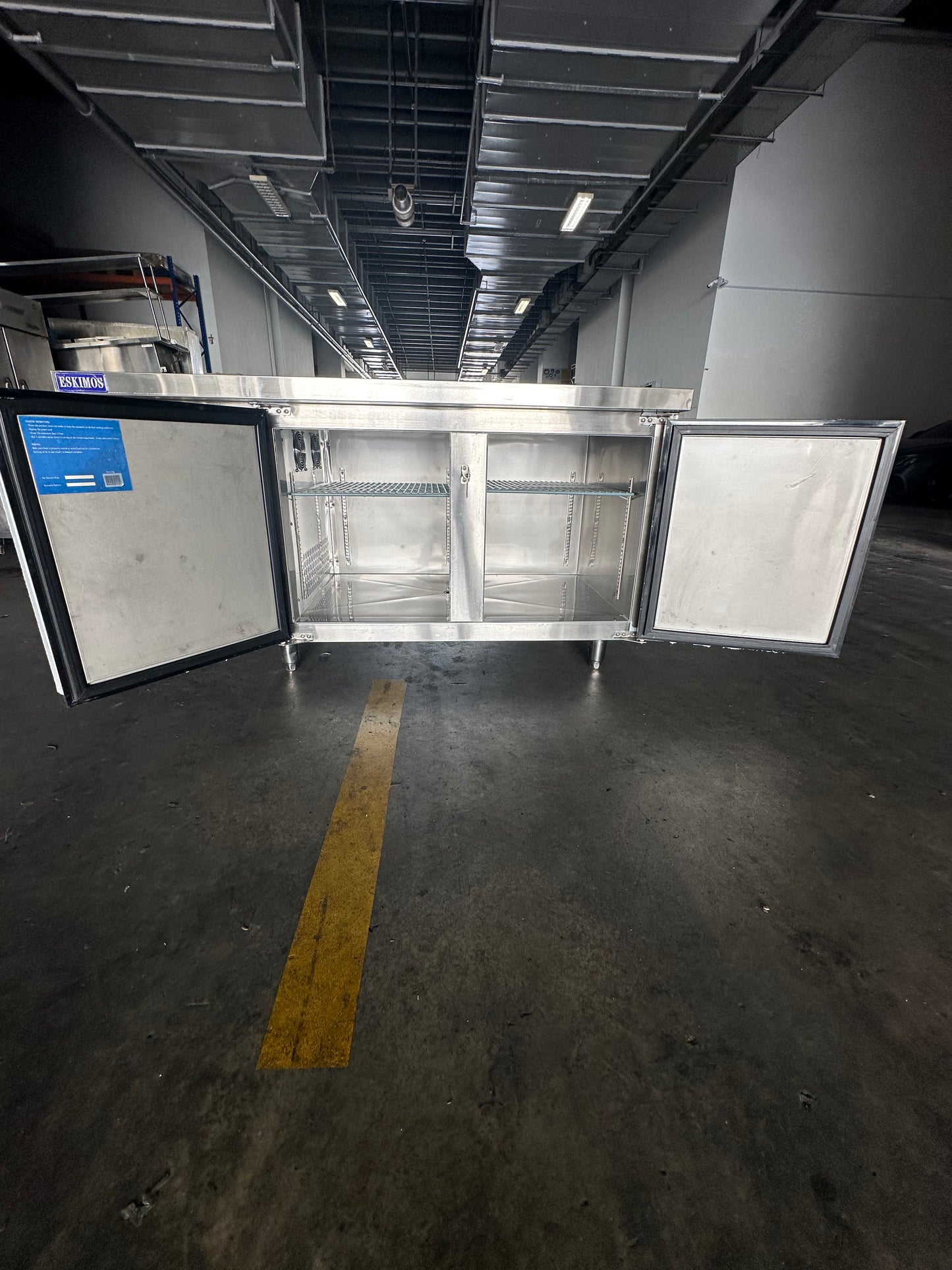2 Door Undercounter Chiller | Eskimo TC0. 3L2W Image 3