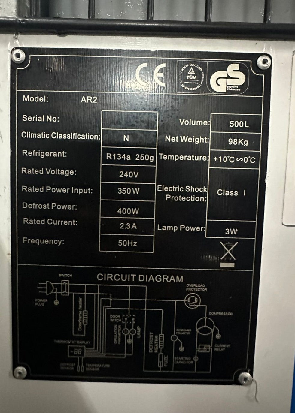 2 Door Upright Chiller | Arcticool AR2 Image 5